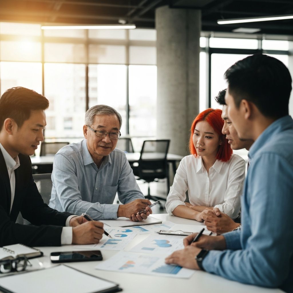Profesionales de logística en capacitación financiera corporativa